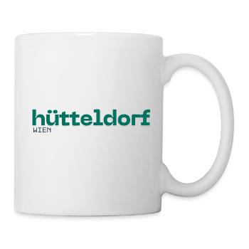 Hütteldorf Vienne - Beau design simple vert blanc - Mug blanc - blanc - Droite