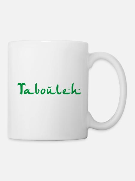 Tabouleh Taboulé - Tasse - Weiß