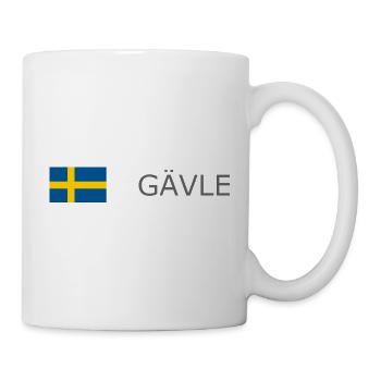 Drapeau de la Suède - Gävle - Sverige - Schweden - Mug blanc - blanc - Droite