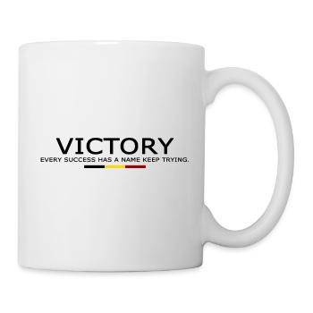 Victory EVERY SUCCESS HAS A NAME KEEP TRYING BELII - Mug - white - Right
