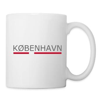 Kobenhavn - Copenhagen - Kopenhagen - Denmark Flag - Tasse - Weiß - Rechts