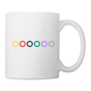 Gitarren Saiten Farb Code | Konzert, Rock, Musik - Tasse - Weiß - Rechts