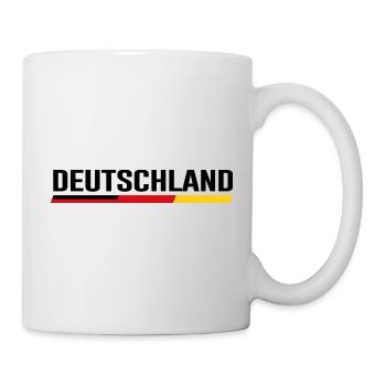 GERMANY – Clean Flag Stripe Design - Mug - white - Right