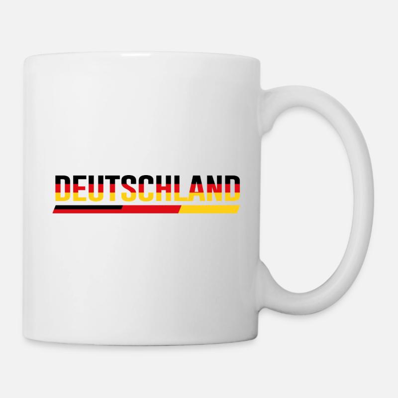GERMANY – Classic flag lettering - Mug - white