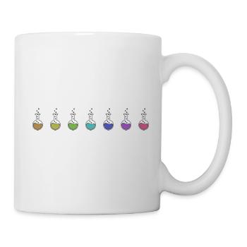 Chemie Experiment im Labor - Tasse - Weiß - Rechts