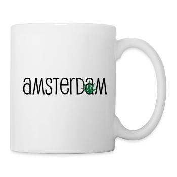 Amsterdam - Cannabis - Weed - Mug blanc - blanc - Droite