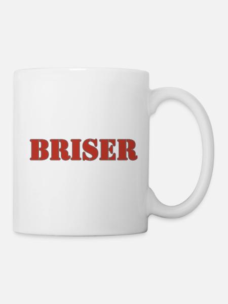 BRISER - Mug blanc - blanc