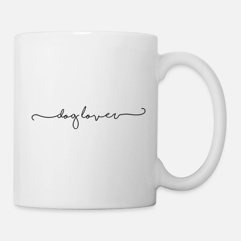 Dog Lover - Tasse - Weiß