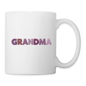 Grandma Vintage Stitching Design Trend Gift - Mug - white - Right