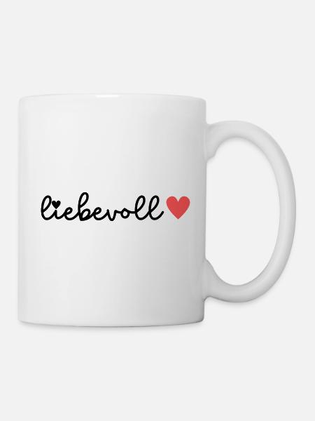LIEBEVOLL  liebevoll - Tasse - Weiß