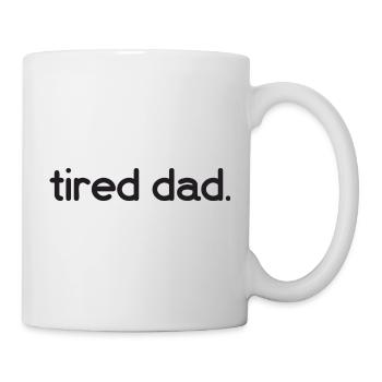 Tired Dad - Mug - white - Right
