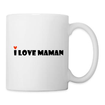 MOM. MOTHER'S DAY. HEART. FEAST. HAPPY BIRTHDAY - Mug - white - Right