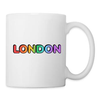 London LGBTQ Rainbow - Tasse - Weiß - Rechts
