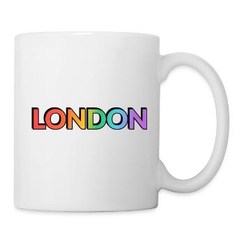 London LGBTQ Rainbow - Tasse - Weiß - Rechts