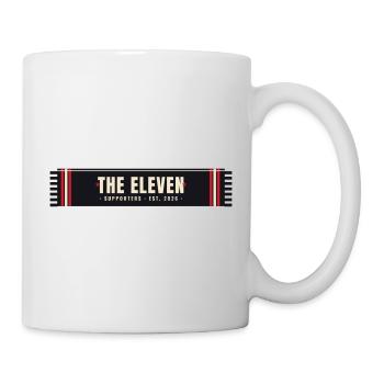 Die Elf — Design des Stützerschals - Tasse - Weiß - Rechts
