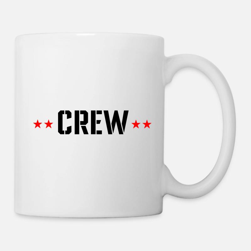 Crew with stars - Mug - white
