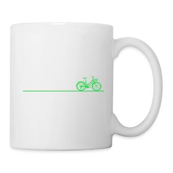 Bicycle Heart Line Bicycle Race - Mug - white - Right