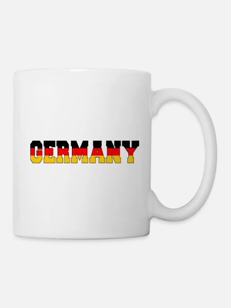 Deutschland T-Shirt Germany - Tasse - Weiß