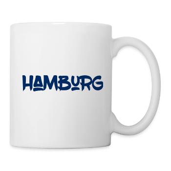 Hamburg - Hansestadt - Alster - Elbe - Hafen - Tasse - Weiß - Rechts