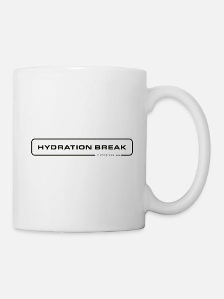 Pause hydratation - Mug blanc - blanc