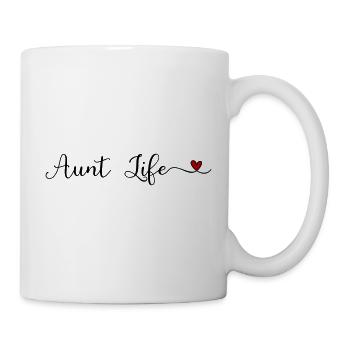 Tante Leben - Tasse - Weiß - Rechts