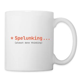 Are you already coding, or are you still speculating? - Mug - white - Right