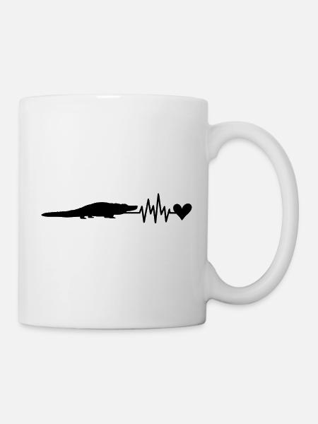 Alligator - Tasse - Weiß