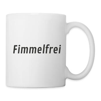 Fimmelfrei – Humorvolles Typografie Motiv - Tasse - Weiß - Rechts