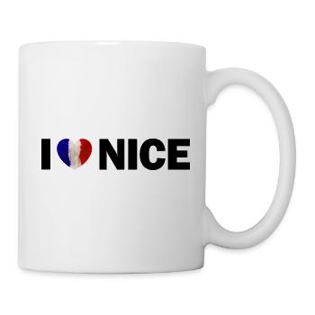 J’adore Nice, France, Nice. - Mug blanc - blanc - Droite