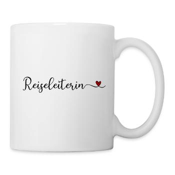 Reiseleiterin - Tasse - Weiß - Rechts