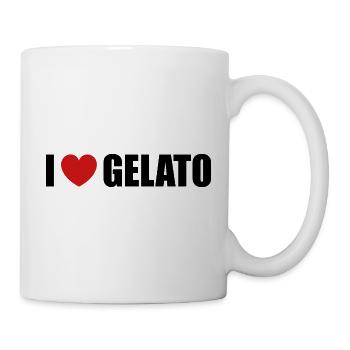 I love Gelato - Tasse - Weiß - Rechts