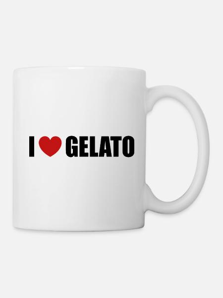I love Gelato - Tasse - Weiß