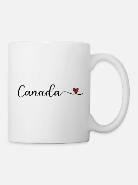 Canada Heart - Tasse - Weiß