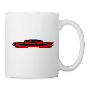 Red Blower Hot Rod - Tasse - Weiß - Rechts