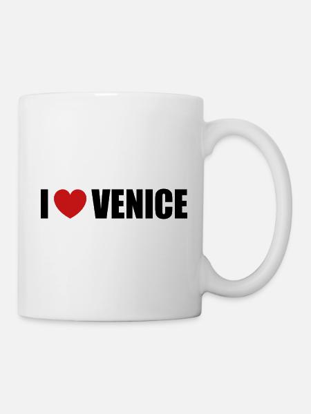 I love Venice Italien - Tasse - Weiß