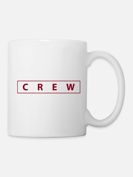 crew - Tasse - Weiß