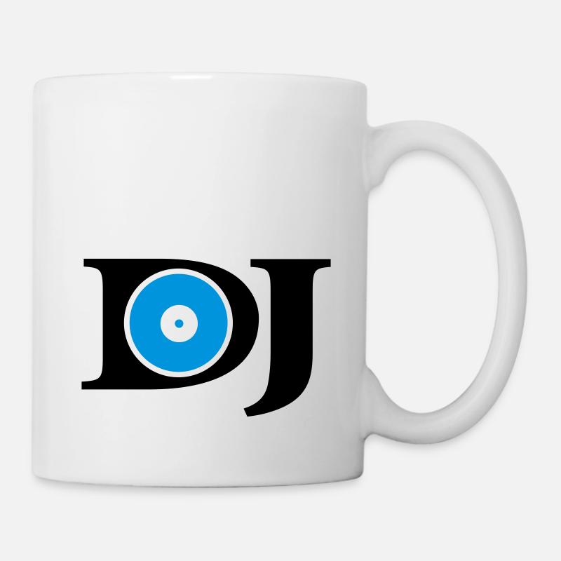 dj - Mug blanc - blanc