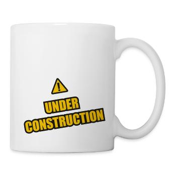 under construction - Tasse - Weiß - Rechts