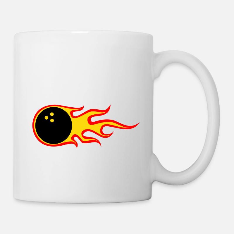Ball on Fire - Tasse - Weiß