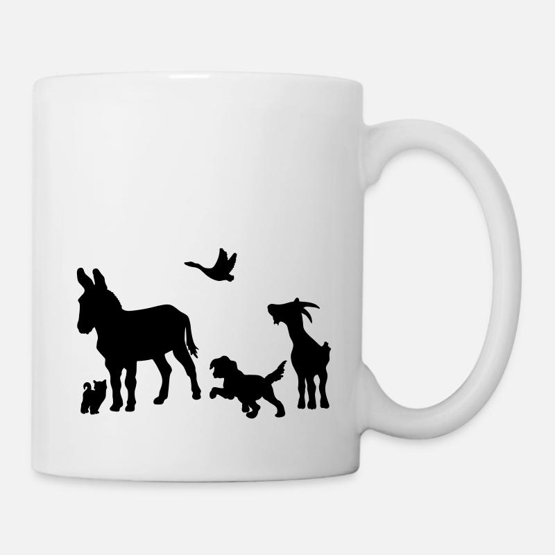 Logo - Tiere im Einklang - Tasse - Weiß
