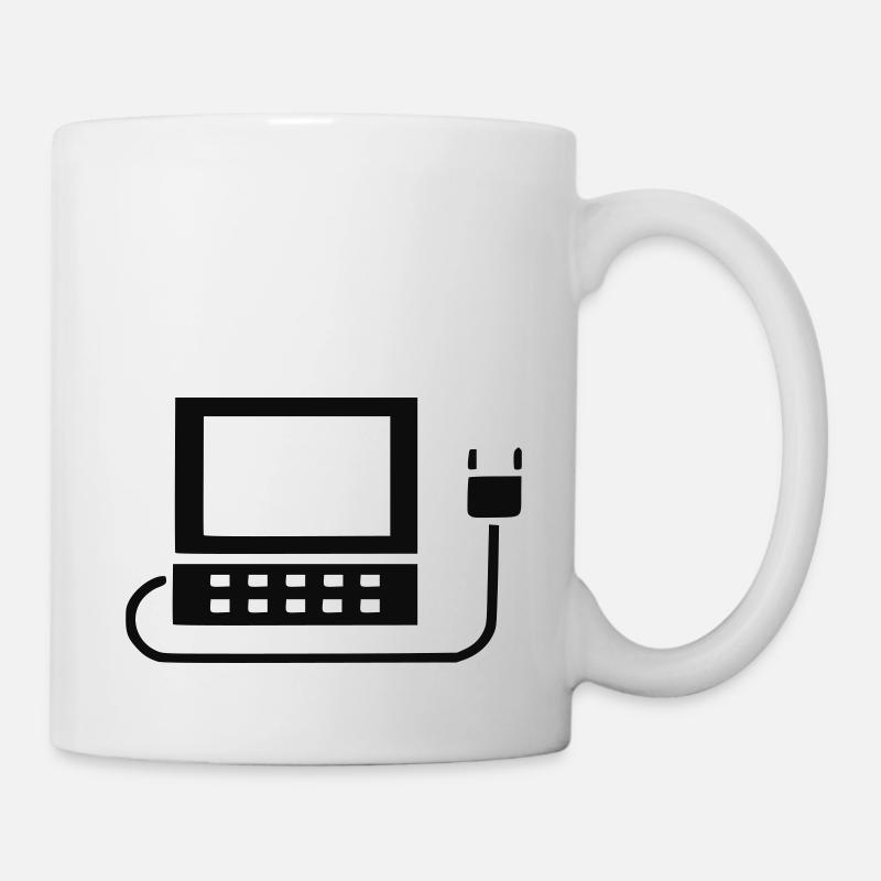 Computer, Laptop, PC - Tasse - Weiß