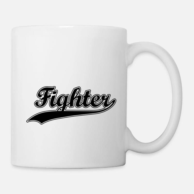 Combattant - Mug blanc - blanc
