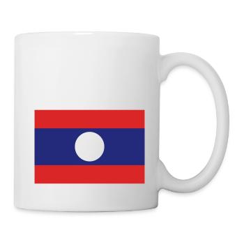 Laos - drapeau - Mug blanc - blanc - Droite