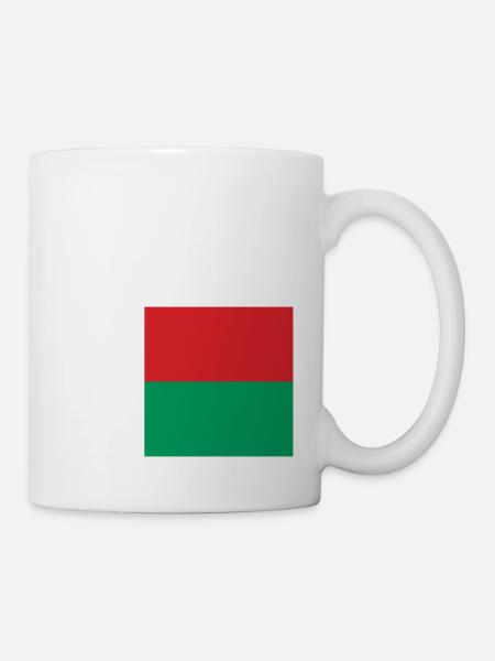 Madagascar - drapeau - Mug blanc - blanc