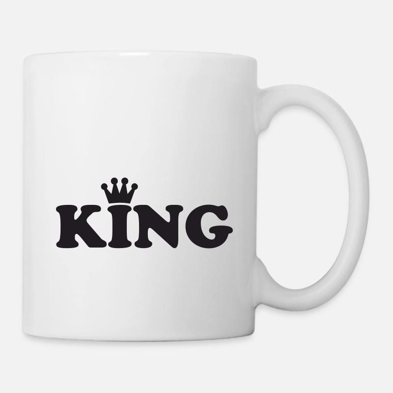 king - Mug blanc - blanc