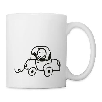 cars3 - Mug blanc - blanc - Droite