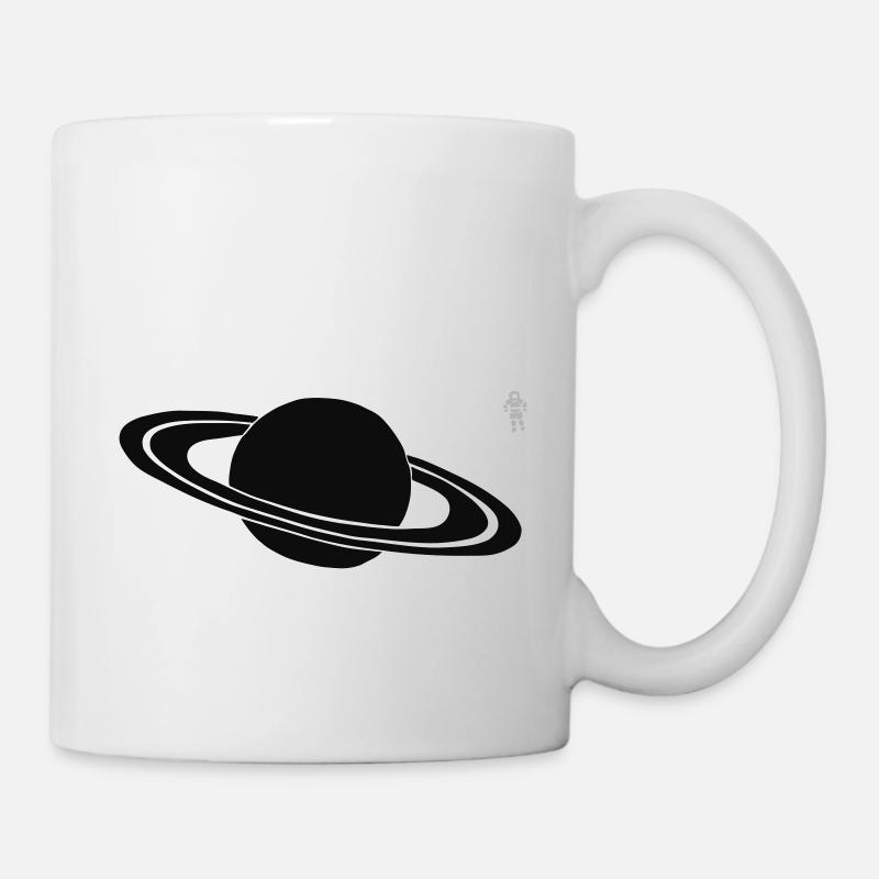 Saturn - Astronaut - Space - Mug blanc - blanc