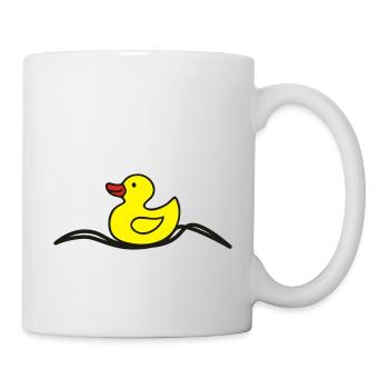Ente gut alles gut - Tasse - Weiß - Rechts