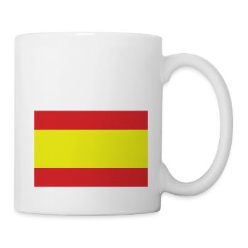 Spain - Flag - Mug - white - Right