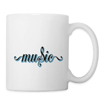 Music - Tasse - Weiß - Rechts